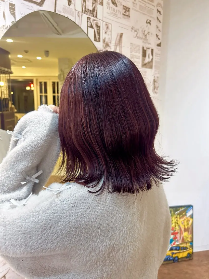 ミディアム くびれヘア 伸ばしかけ 外ハネヘア Louvre Sty list/ERIKAのヘアスタイル