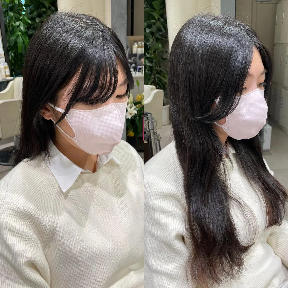 🦋バレにくい!前髪エクステ20本(本数変更あり)+※カラー🦋【エクステカット無料★】の写真