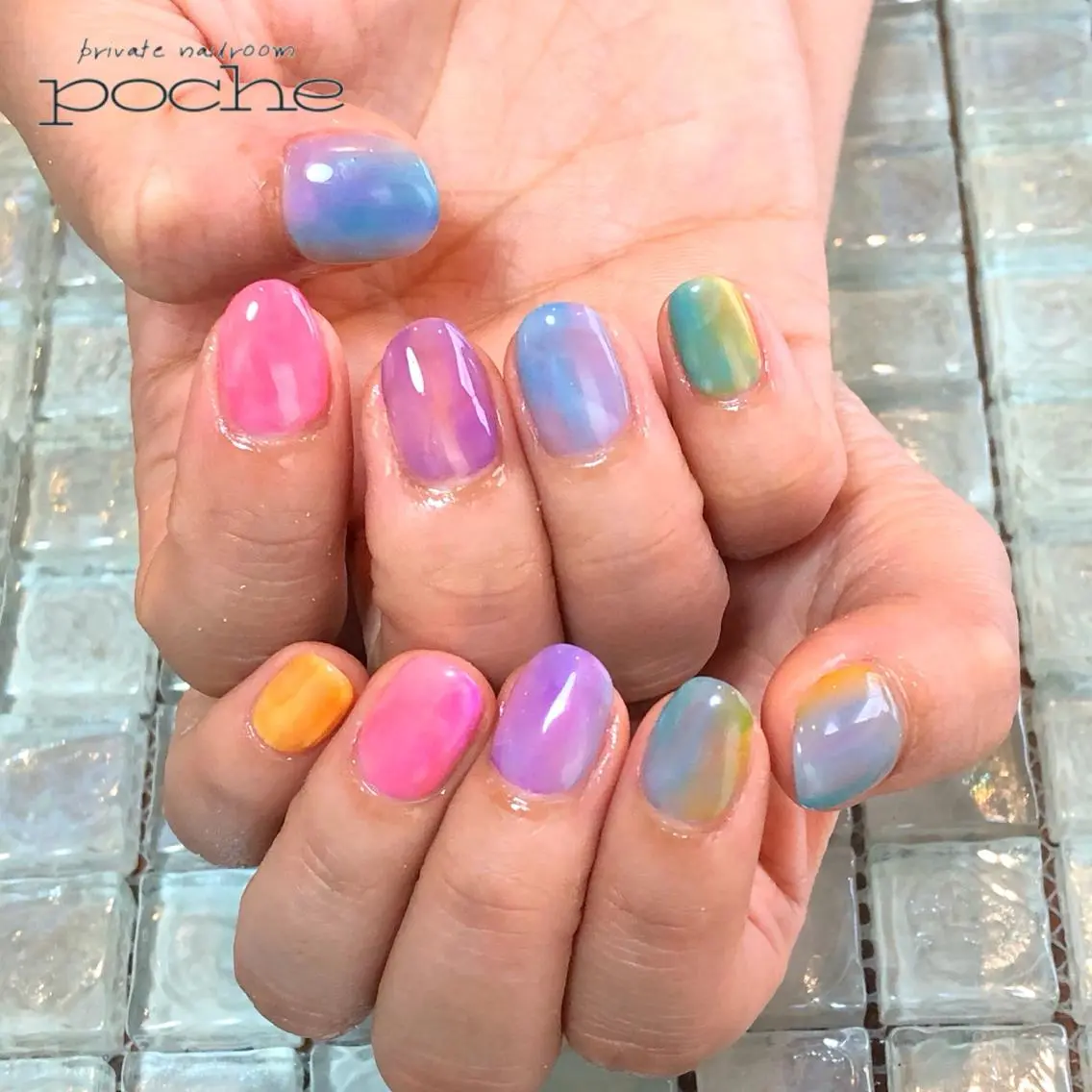 ネイル ニュアンスネイル ハンドネイル 工藤 理恵のネイルデザイン