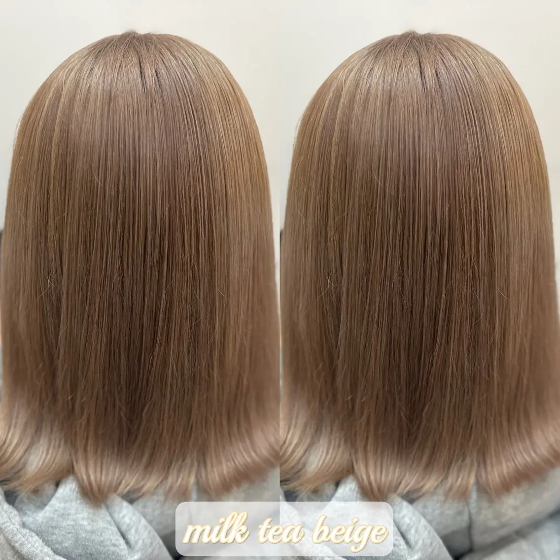 ミディアム ヘアカラー トリートメント lovis🧸ゆうあ 🧸/透明感カラーのヘアスタイル