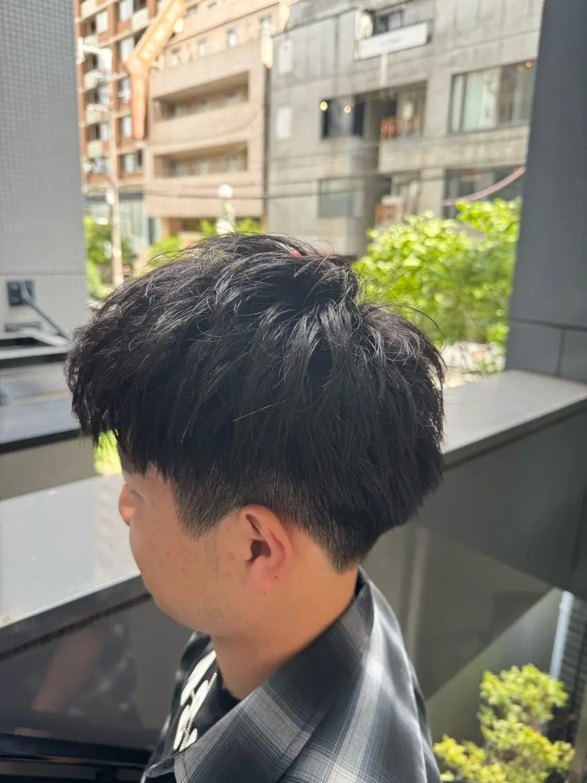 メンズ カット 河野 悠のヘアスタイル