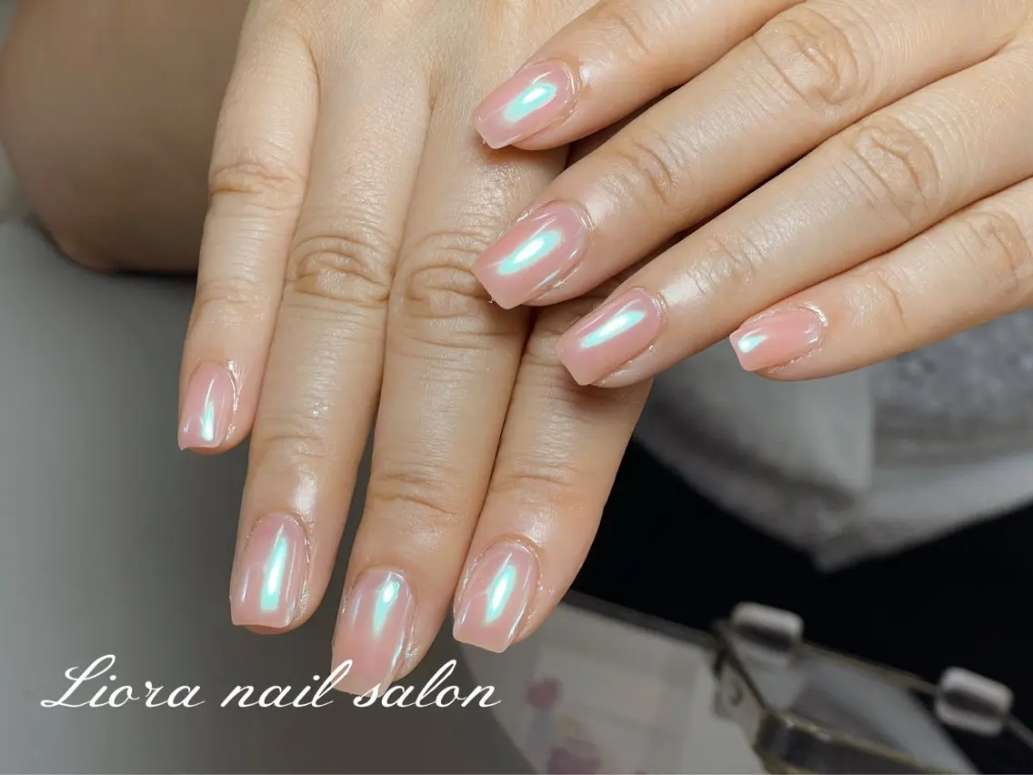 ネイル チークネイル フットネイル フレンチネイル ジェルネイル ガーリー ハンドネイル Liora nailのネイルデザイン