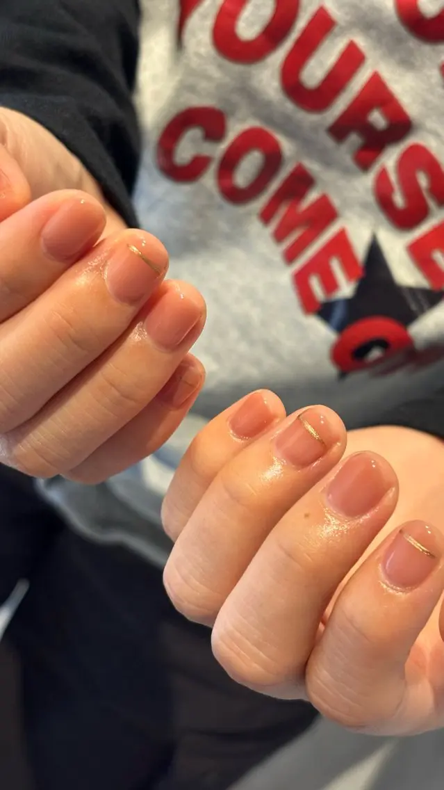 ネイル オフィスネイル ワンカラーネイル シンプルネイル Umi Nail /Akariのネイルデザイン