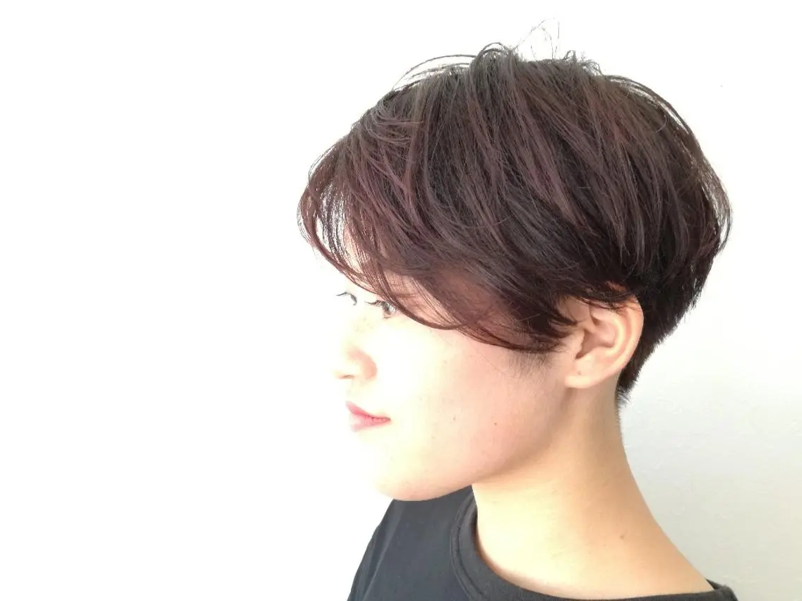 ショート ショートヘア カット 佐藤 美咲のヘアスタイル
