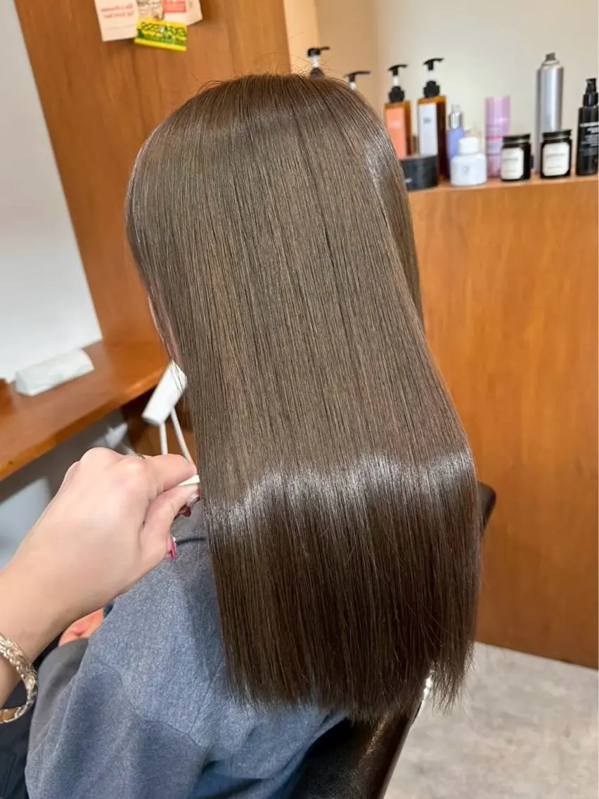 ロング カラー ヘアカラー トリートメント 🌺海外風・中明度 透明感yui🌺のヘアスタイル
