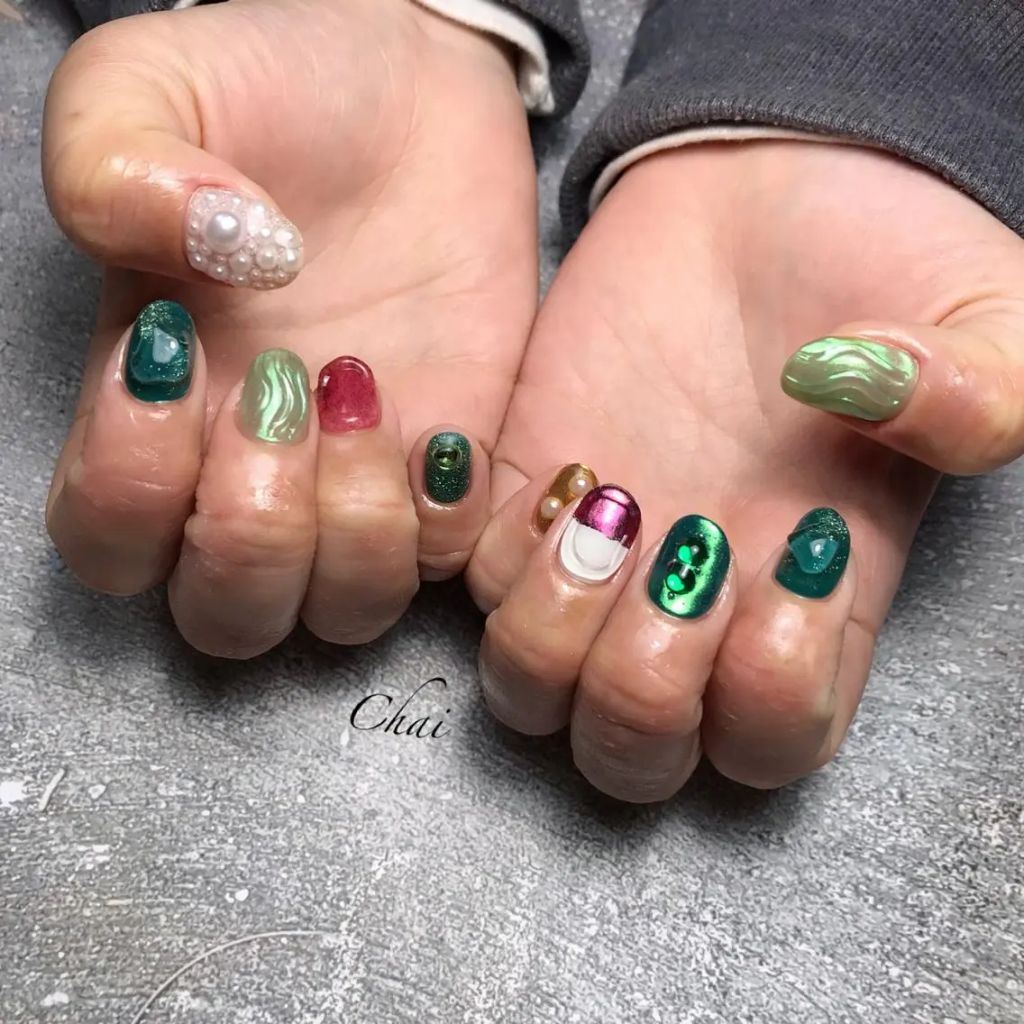 ネイル chai nail &  eye📍鶴橋のネイルデザイン