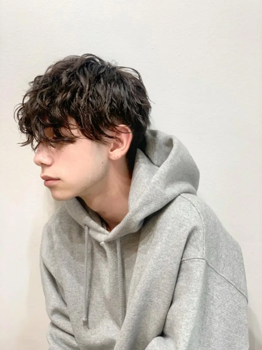 似合わせメンズカット+スパイラルパーマ【ナチュラルパーマ可】の写真