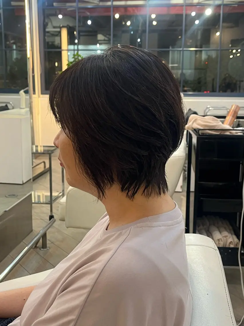 ショート フルカワ リナのヘアスタイル