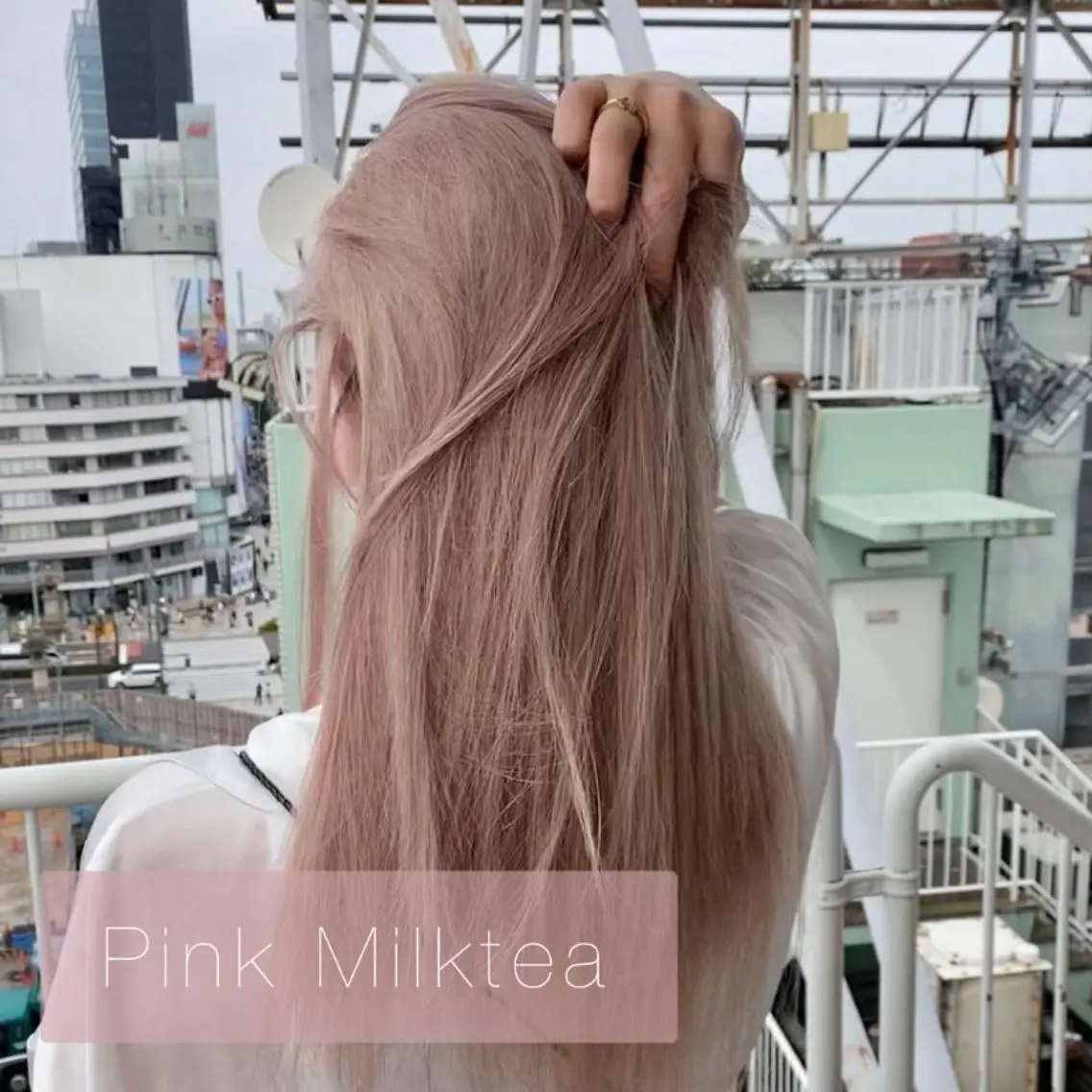 ロング カット ヘアカラー トリートメント akina*ブリーチ ♡トレンドヘアのヘアスタイル