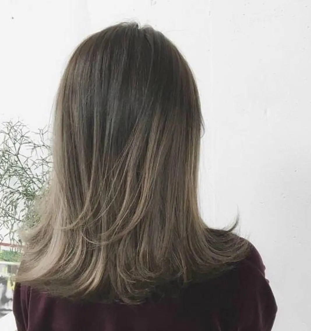 カラー 【体験】韓国 メイク&ヘア天神のヘアスタイル