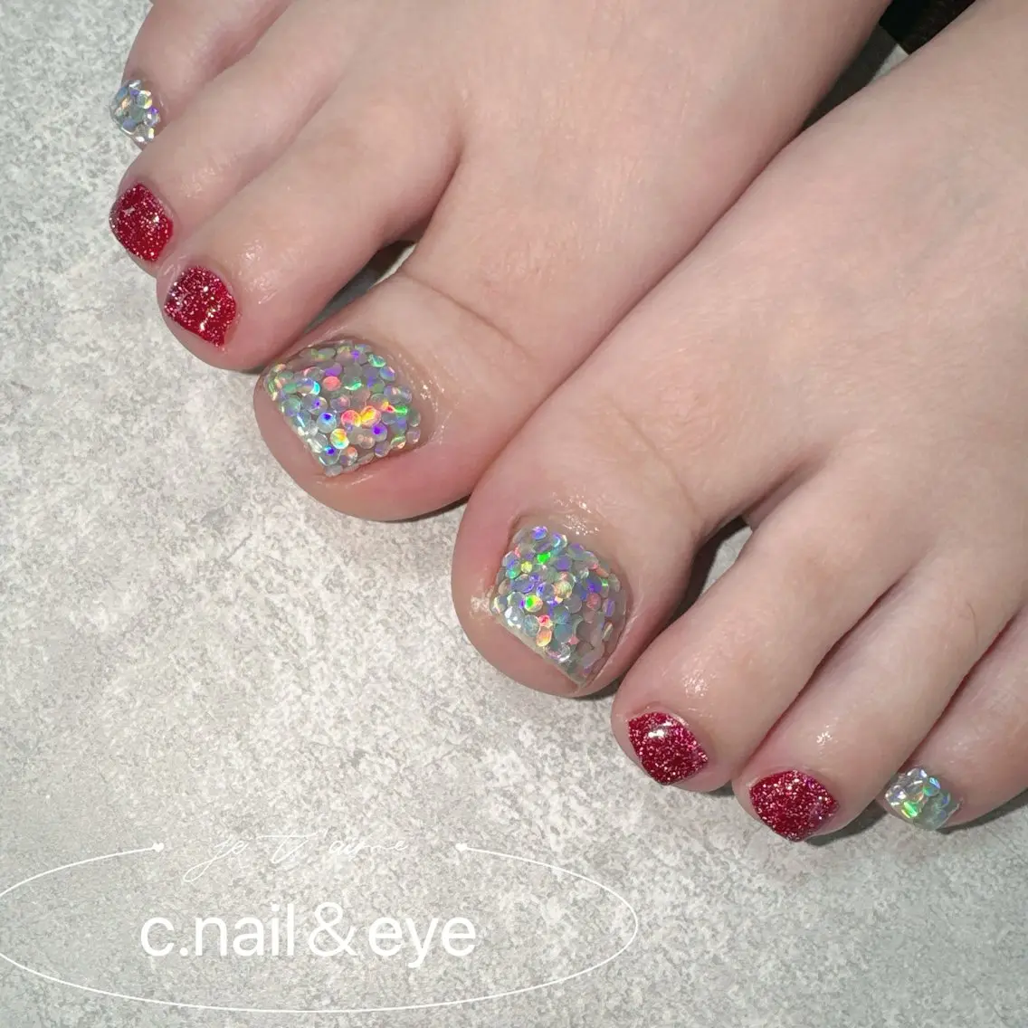 ネイル フットネイル C.Nail &Eyeのネイルデザイン