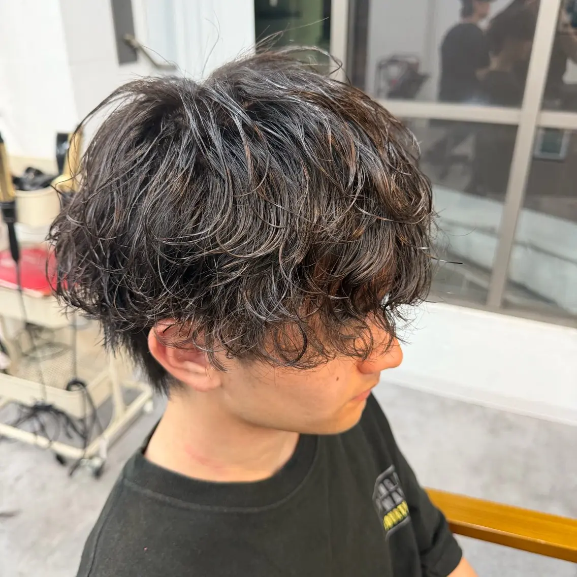 パーマ メンズ メンズパーマ カット パーマ シエル岡山店 行司　圭佑のヘアスタイル
