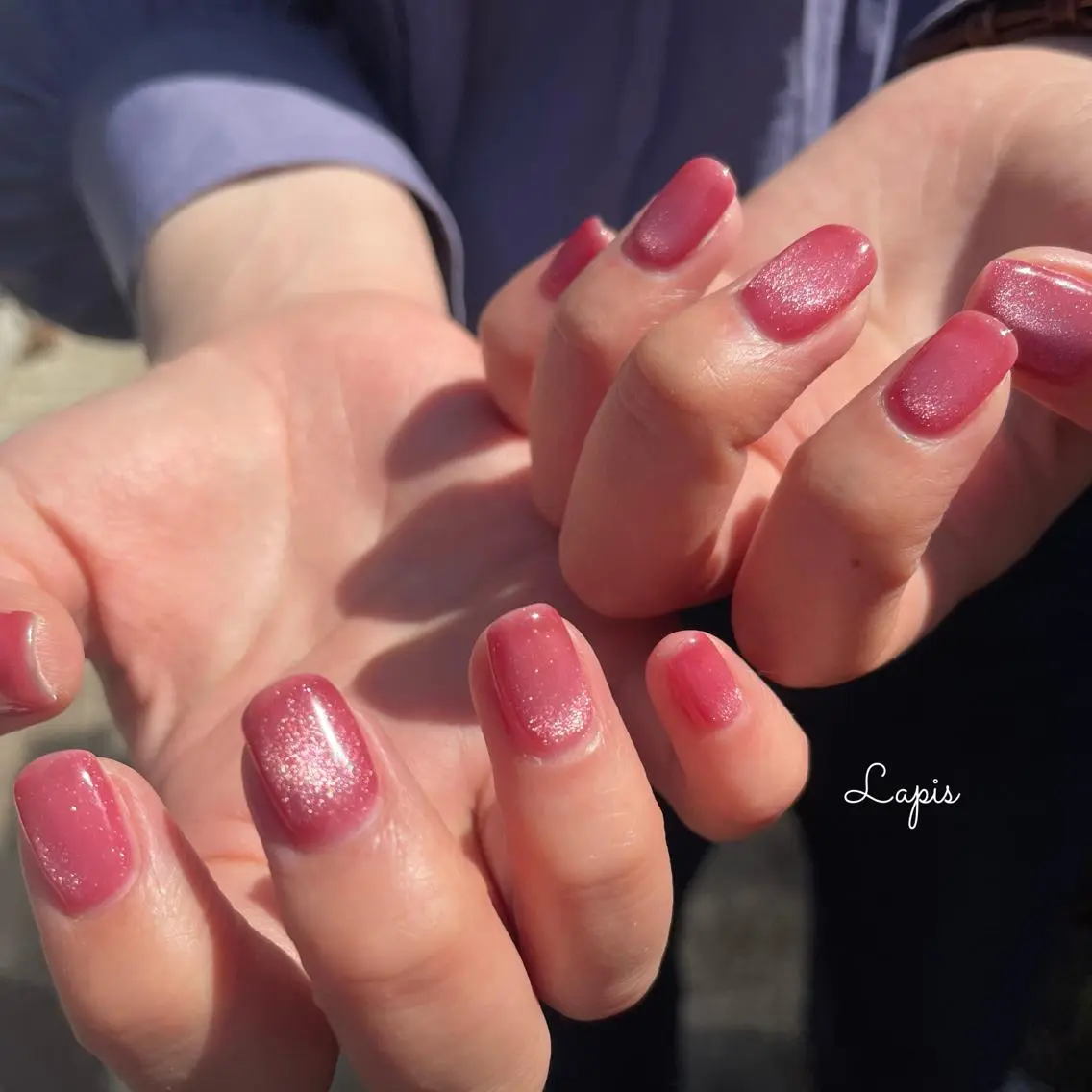 ネイル マグネットネイル ハンドネイル Lapis *のネイルデザイン