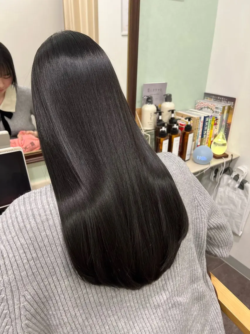 ロング トリートメント カット トリートメント 成田の個室の美容室 大野寿也のヘアスタイル