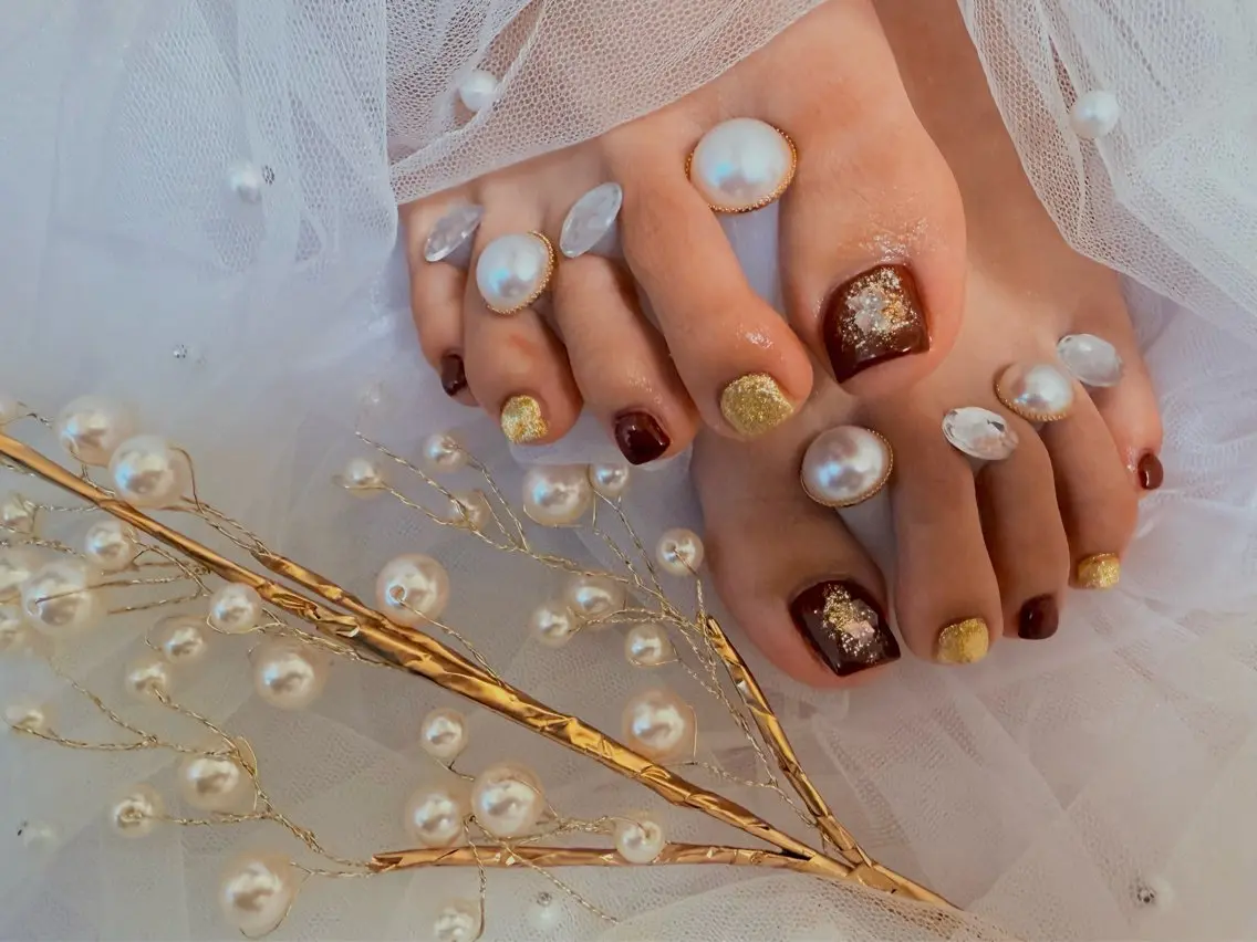 ネイル フットネイル ëmma nail_ by chulaのネイルデザイン