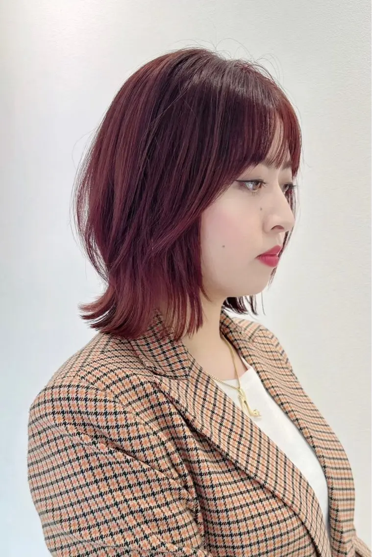 ミディアム 田島拓海 ボブカットのヘアスタイル