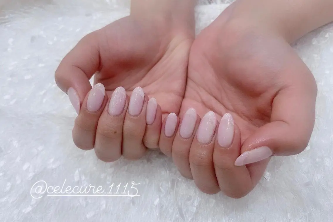 ネイル フレンチネイル ネイリスト Nのネイルデザイン
