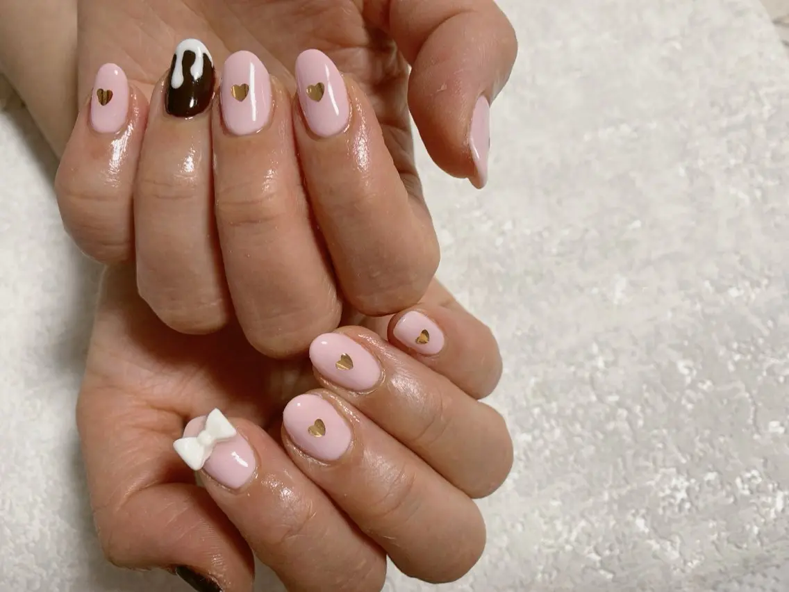 ネイル ジェルネイル ホログラムネイル 韓国ネイル メンズネイル パラジェル kiki nail たまプラーザのネイルデザイン