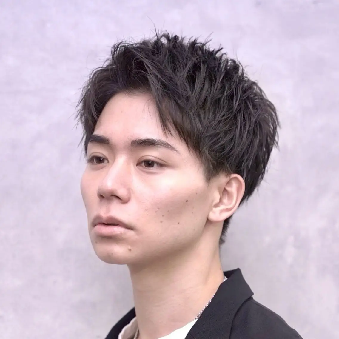 ショート カラー パーマ ヘアアレンジ メンズ キッズ ビジネス メンズショート ショートヘア カット メンズカット/パーマ 山崎航平💈のヘアスタイル