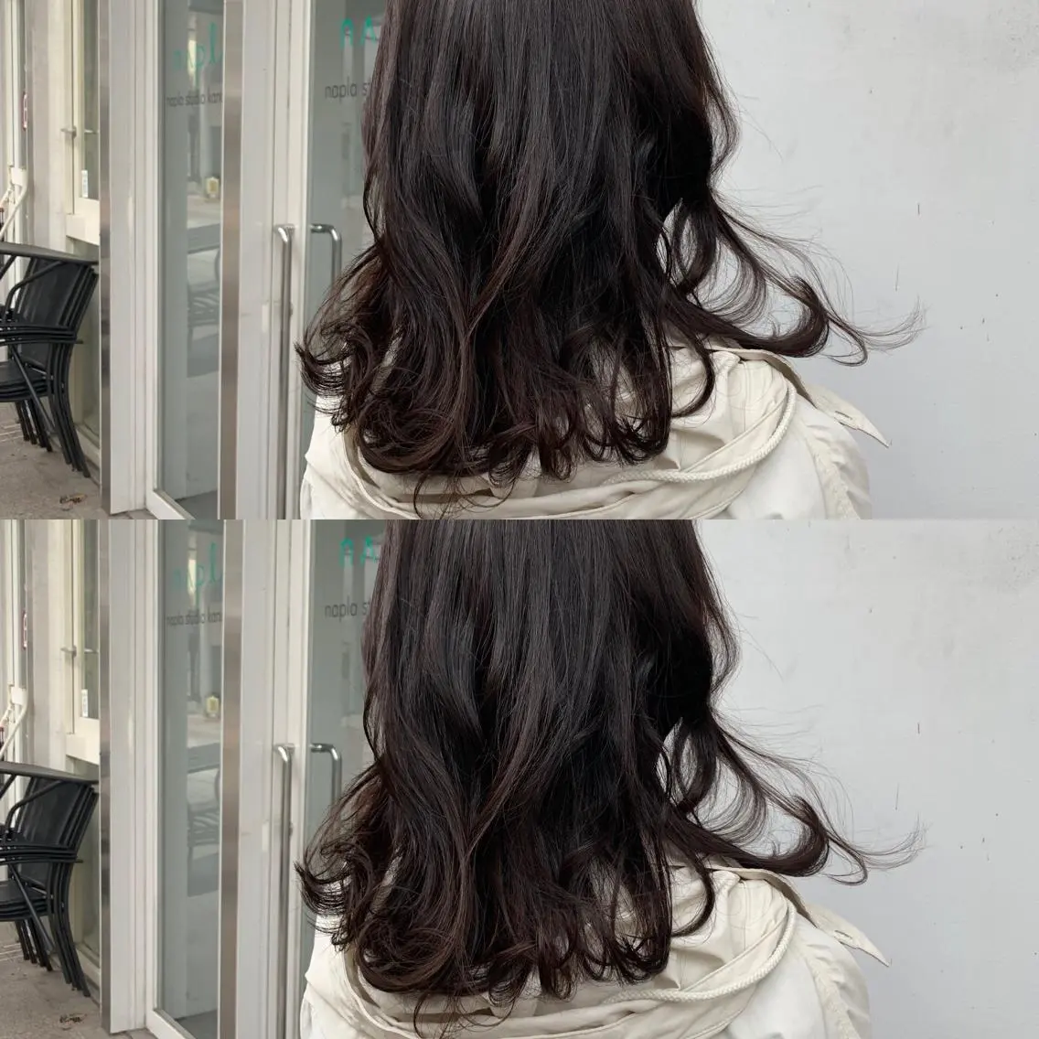 ミディアム カラー ヘアアレンジ 中門 玲那のヘアスタイル
