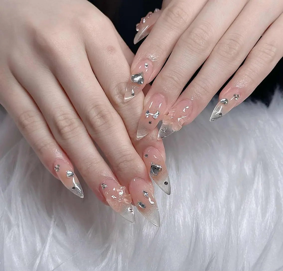 ネイル フレンチネイル ジェルネイル ハロウィン 韓国ネイル マグネットネイル ハンドネイル Hbaby nailのネイルデザイン