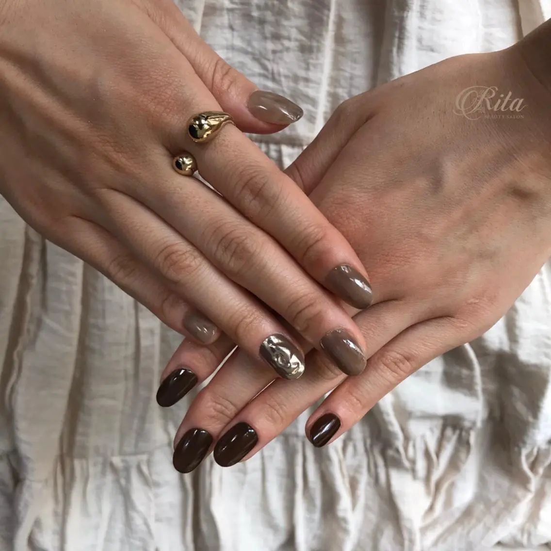 ネイル ネイルチップ salon de fika【中崎町】のネイルデザイン