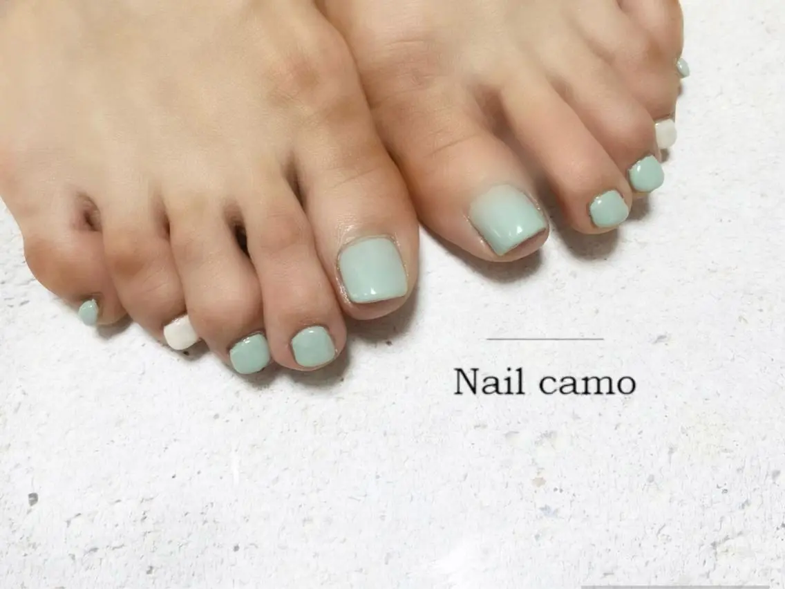 ネイル フットネイル 🌟Nail camo🌟のネイルデザイン