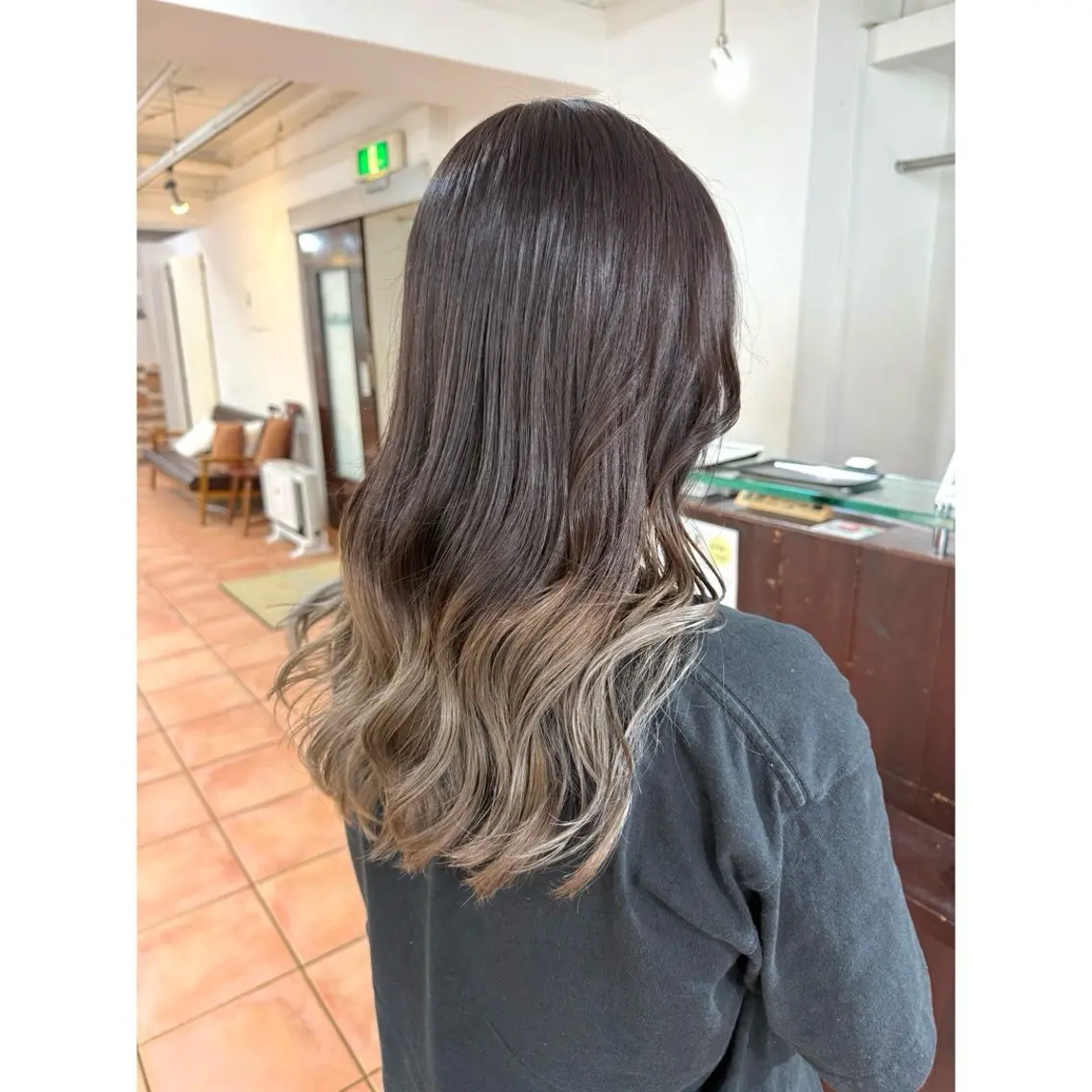 ロング カラー ヘアアレンジ カット ヘアカラー 🦋エクステ/透明感 カラー🦋宮川莉央のヘアスタイル