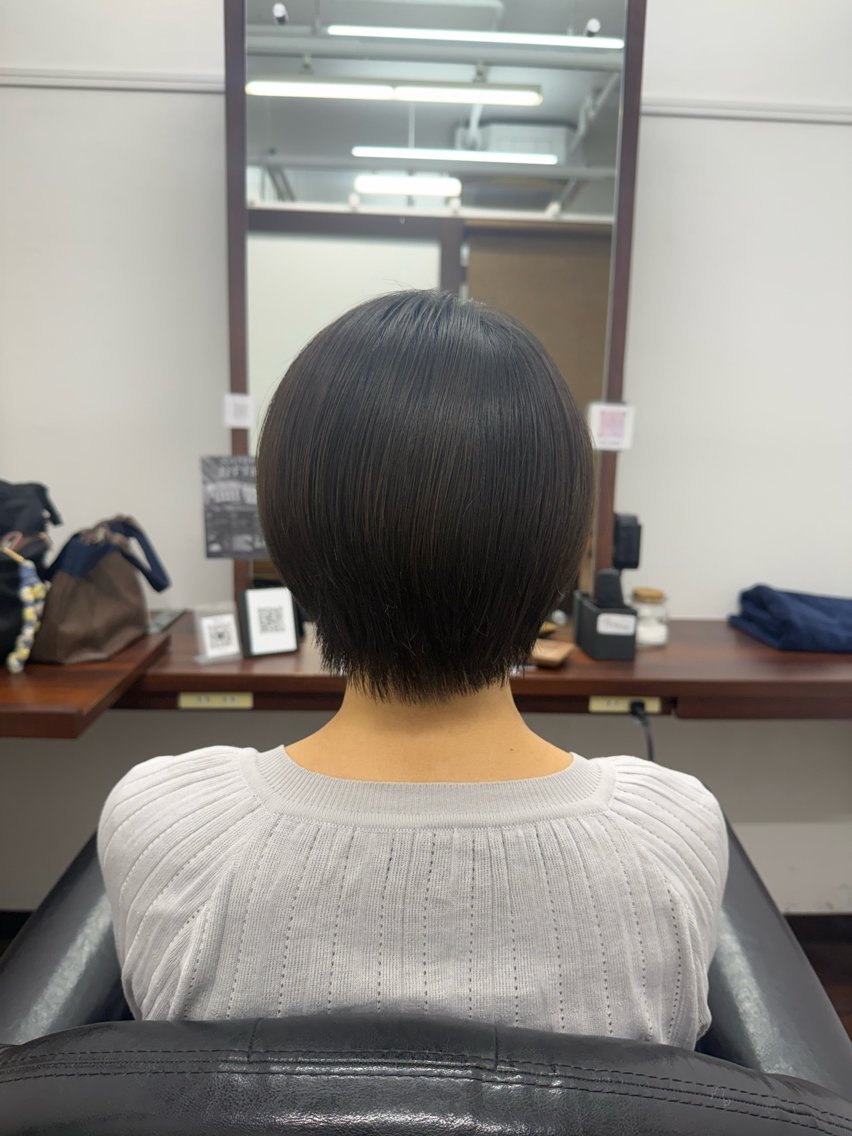 ショート ショートボブ ボブ ショートヘア 大竹 椿咲のヘアスタイル
