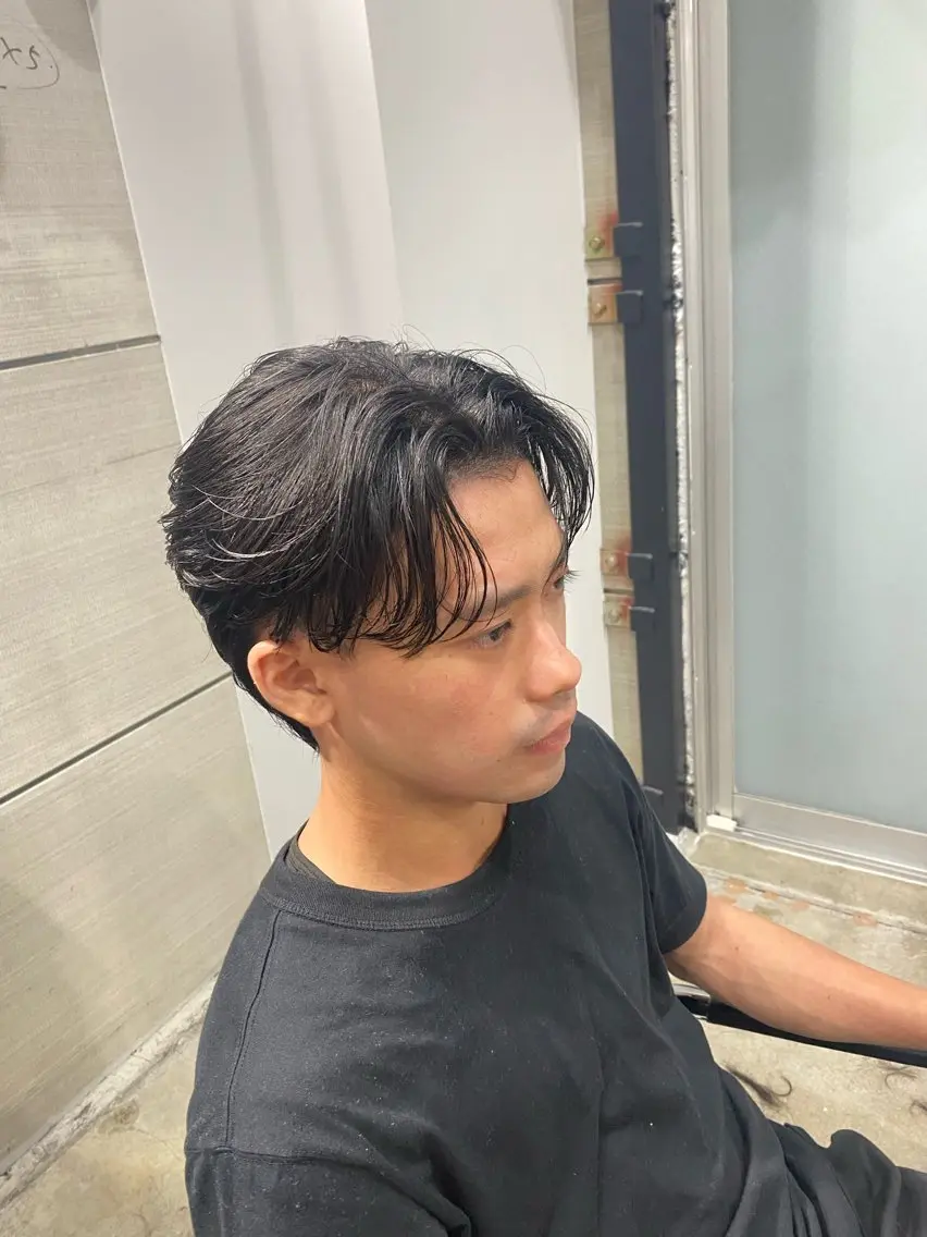 メンズ癖強い方限定　曲がる縮毛矯正モデル！の写真