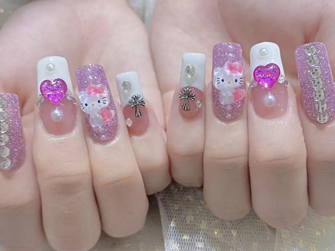 ネイル アートネイル 持ち込み na🎀🎀na ちゅるちゅるのネイルデザイン
