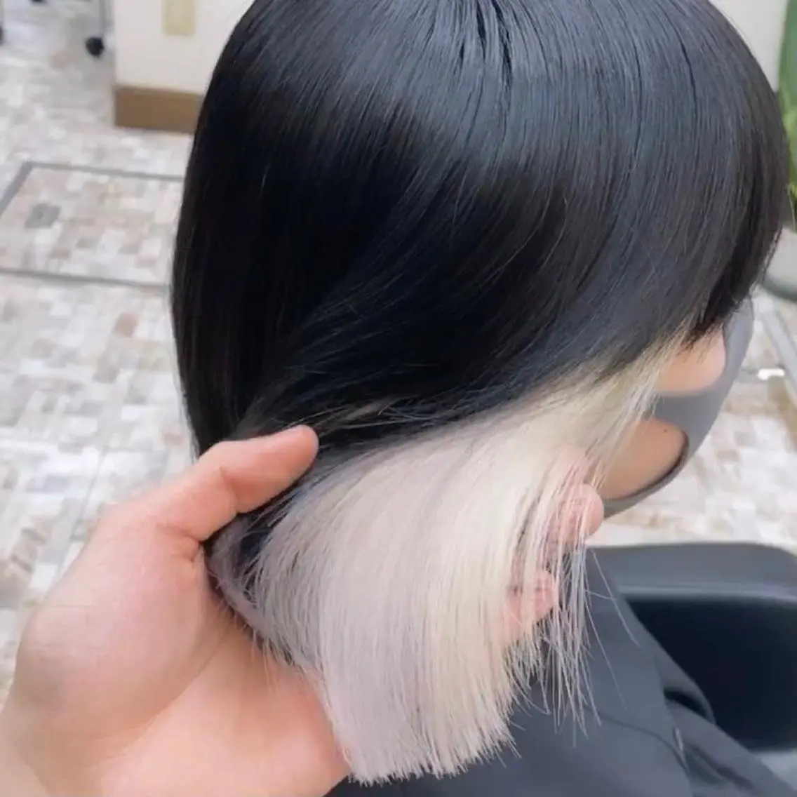 ミディアム カラー ハイトーンカラー ハイトーン特化💍 chloe💍韓国のヘアスタイル