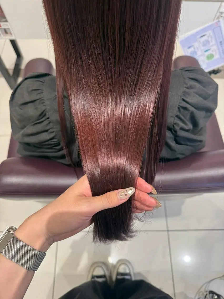 【人気カラーメニュー🌟】🌸暖色ヘアカラー🌸+カット✄の写真