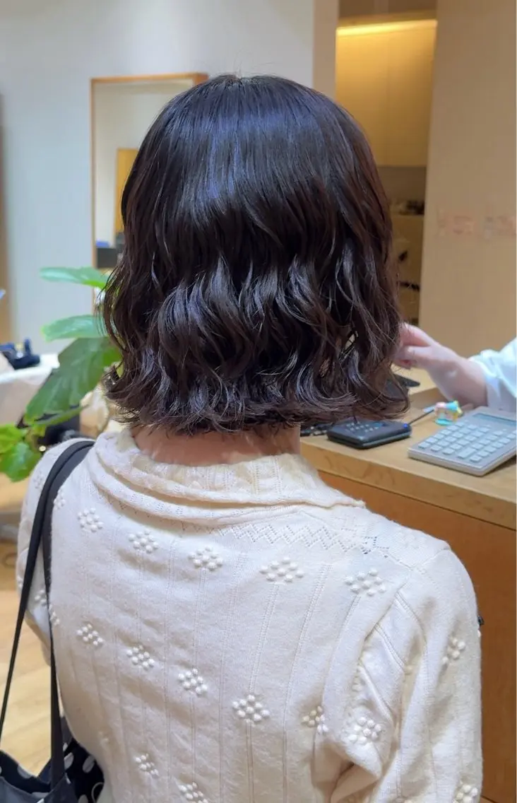 ショート パーマ カット パーマ 大橋 芽衣のヘアスタイル