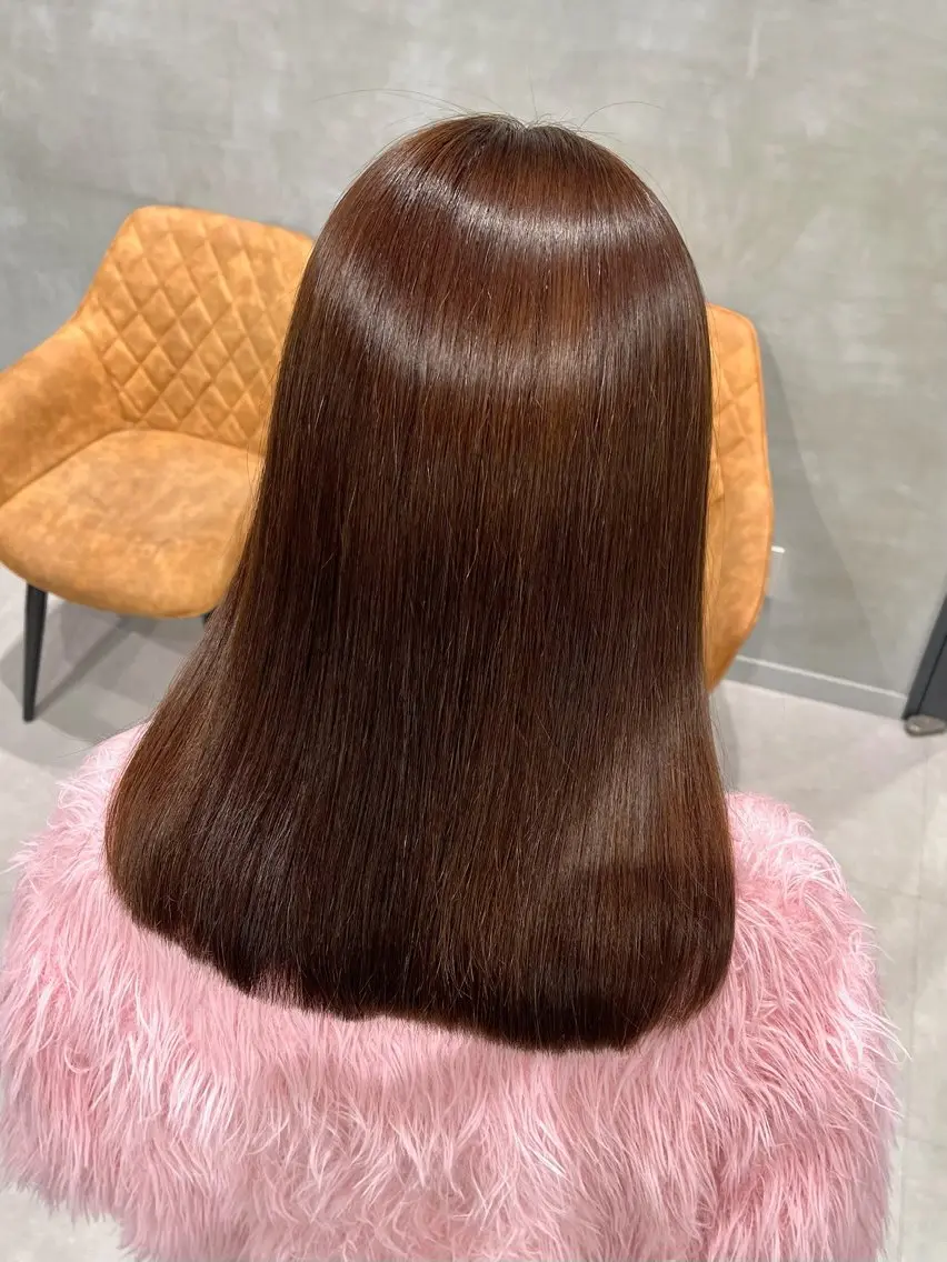 ミディアム カラー 似合わせカット ヘアカラー 透明感カラー💎 アレンジ🩰Rimiのヘアスタイル