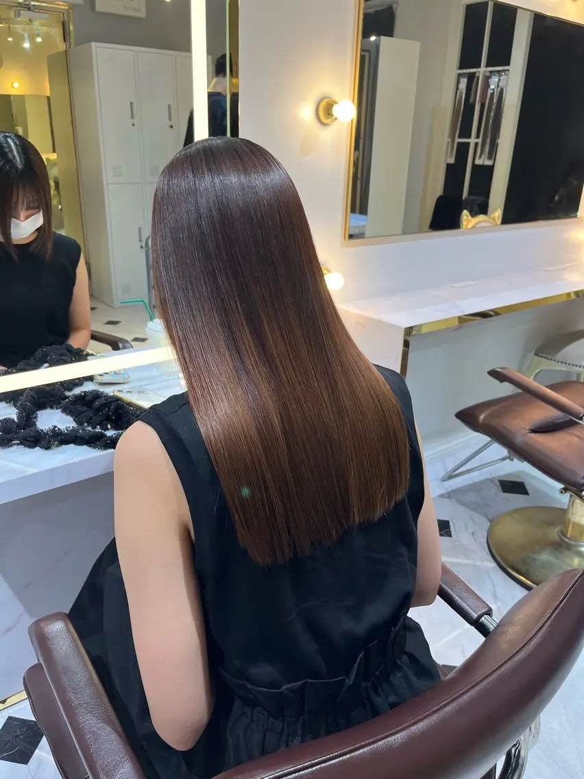 ロング 髪質改善・縮毛矯正 特化・ユウシンのヘアスタイル