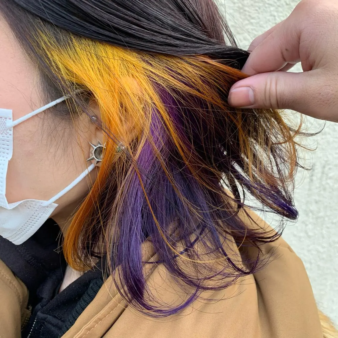 ショート カラー バイオレットカラー イエローカラー スダユーヤ 💫推しカラーウルフのヘアスタイル