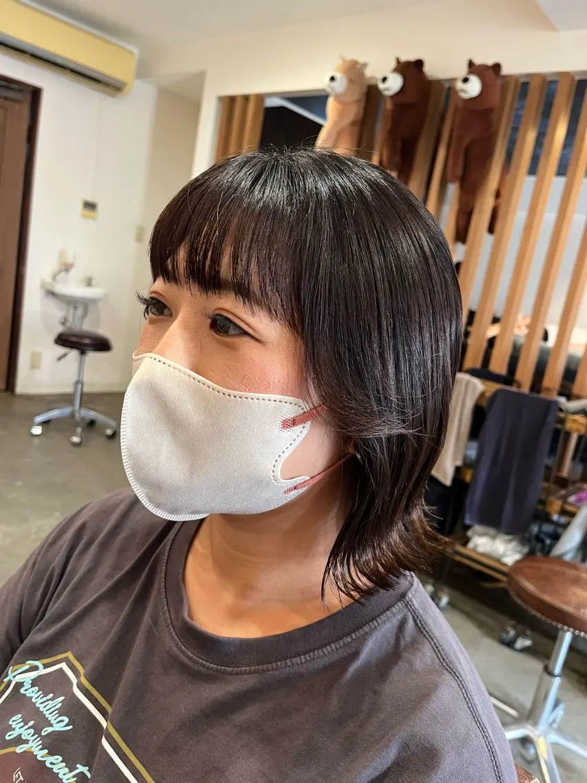 ミディアム 🫧透明感カラー× レイヤー🫧HARUのヘアスタイル