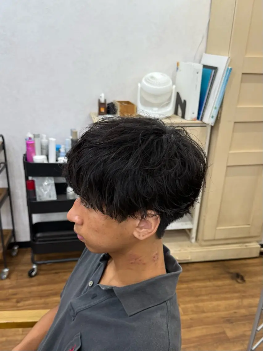 パーマ メンズ カット パーマ メンズカット/パーマ /メッシュ/鬼塚美琴のヘアスタイル