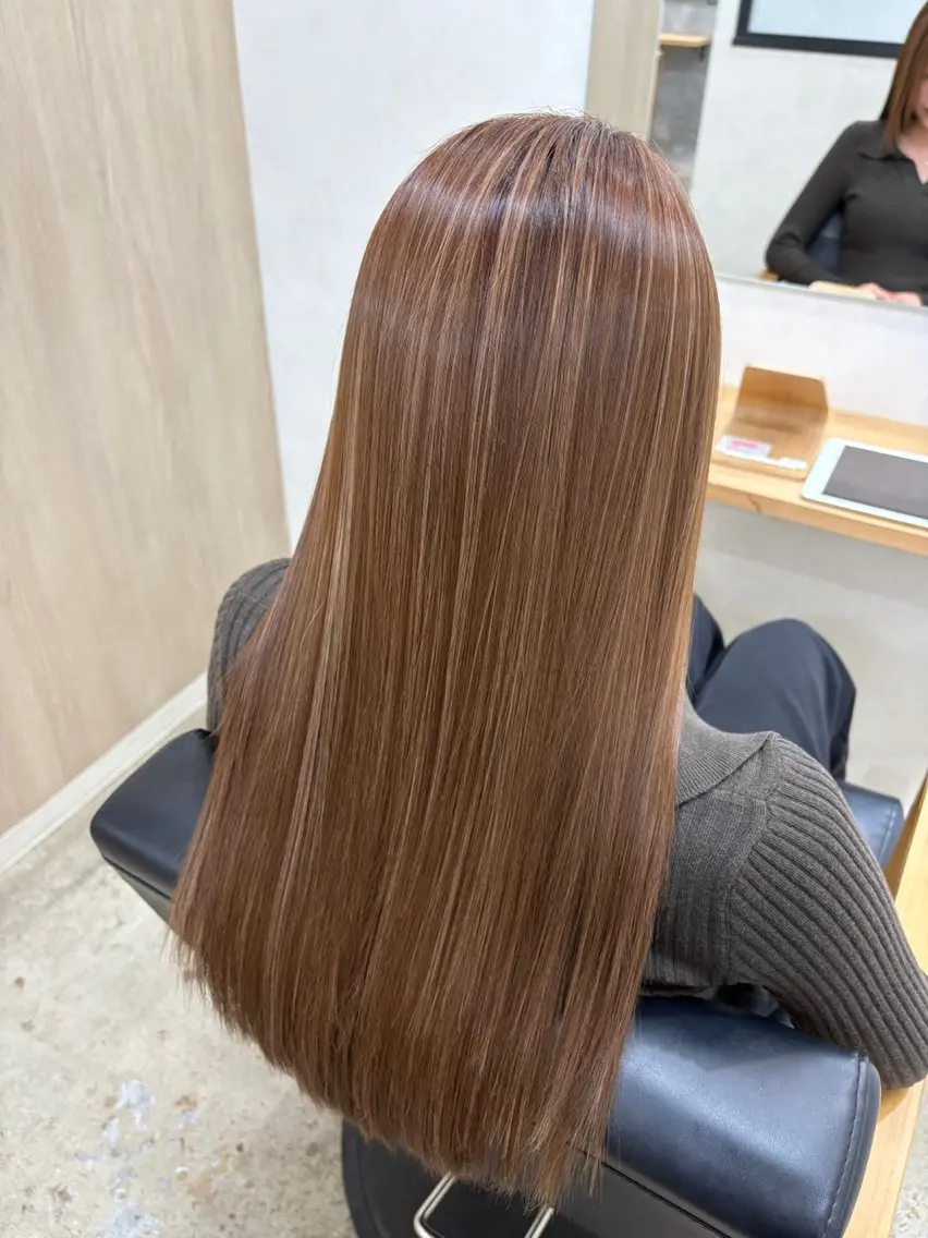ロング トリートメント 毛利 ひめはのヘアスタイル