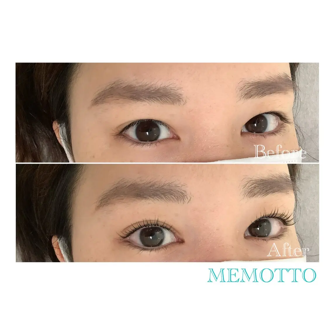 マツエク・マツパ 一重×まつ毛パーマ マツパ MEMOTTO CHIHIROのマツエク・マツパデザイン
