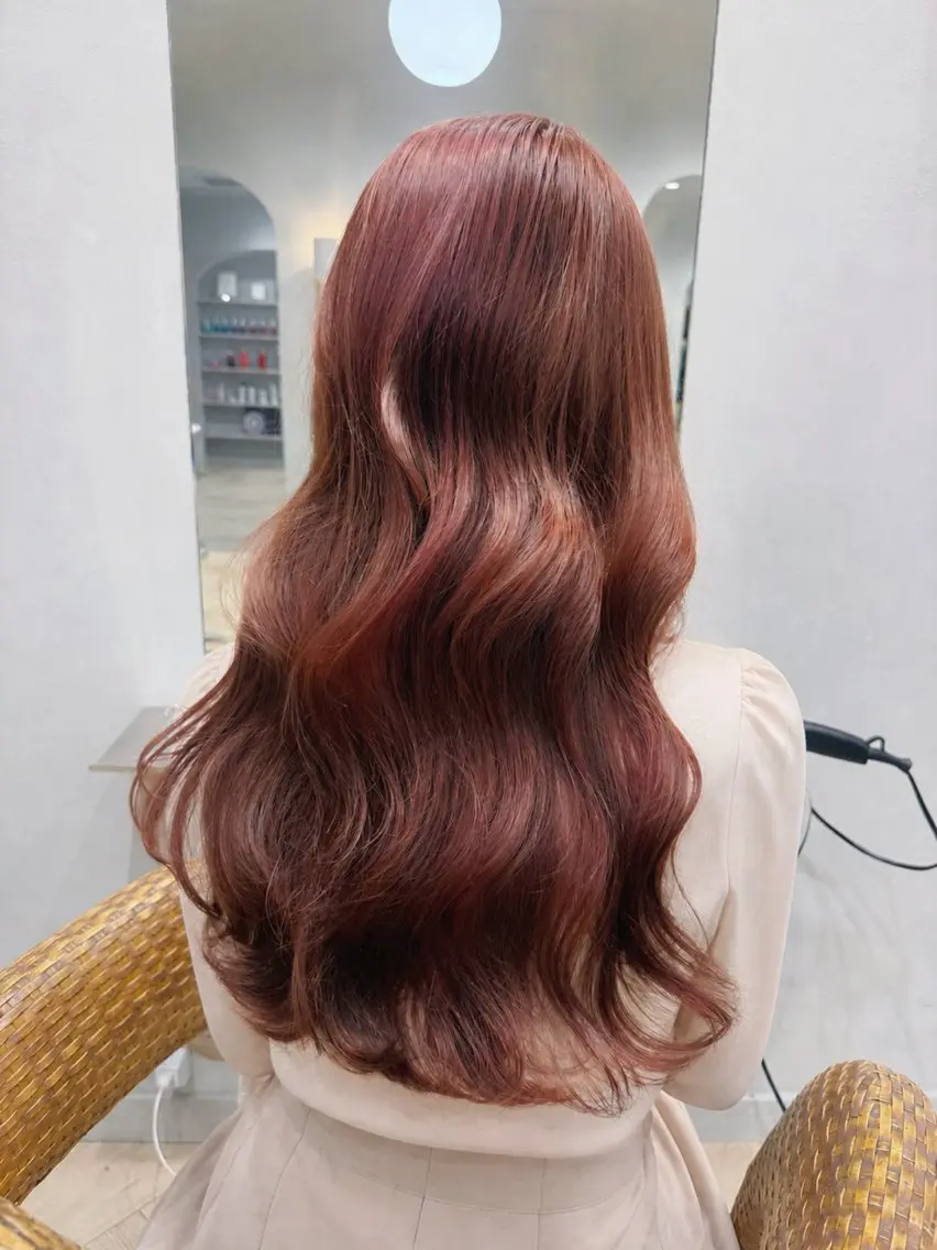 ロング カラー ヒジオカ リナのヘアスタイル