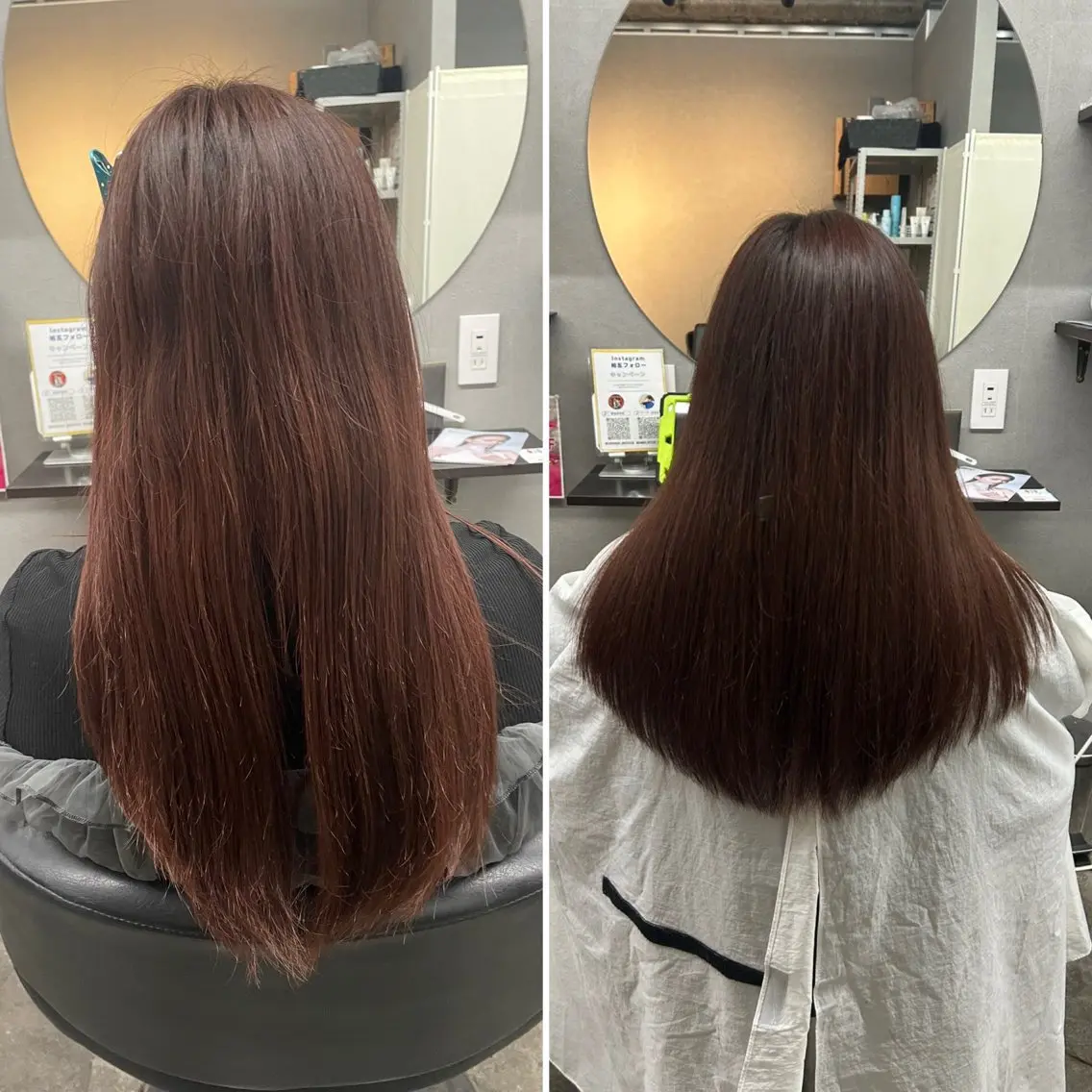 セミロング レイヤーカット カット ヘアセット 🌹ミラクル美容師 🌹くっぽのヘアスタイル