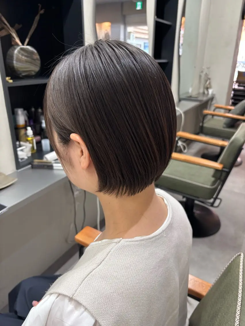 ショート カラー ショートボブ ボブ ショートヘア カット ヘアカラー トリートメント nico 麻生 やまざきれいのヘアスタイル