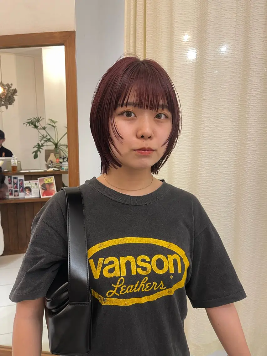 ショート カラー ボブ レイヤーカット カット ヘアカラー トリートメント 丁寧なカウンセリング 🌿KENTA🌿のヘアスタイル
