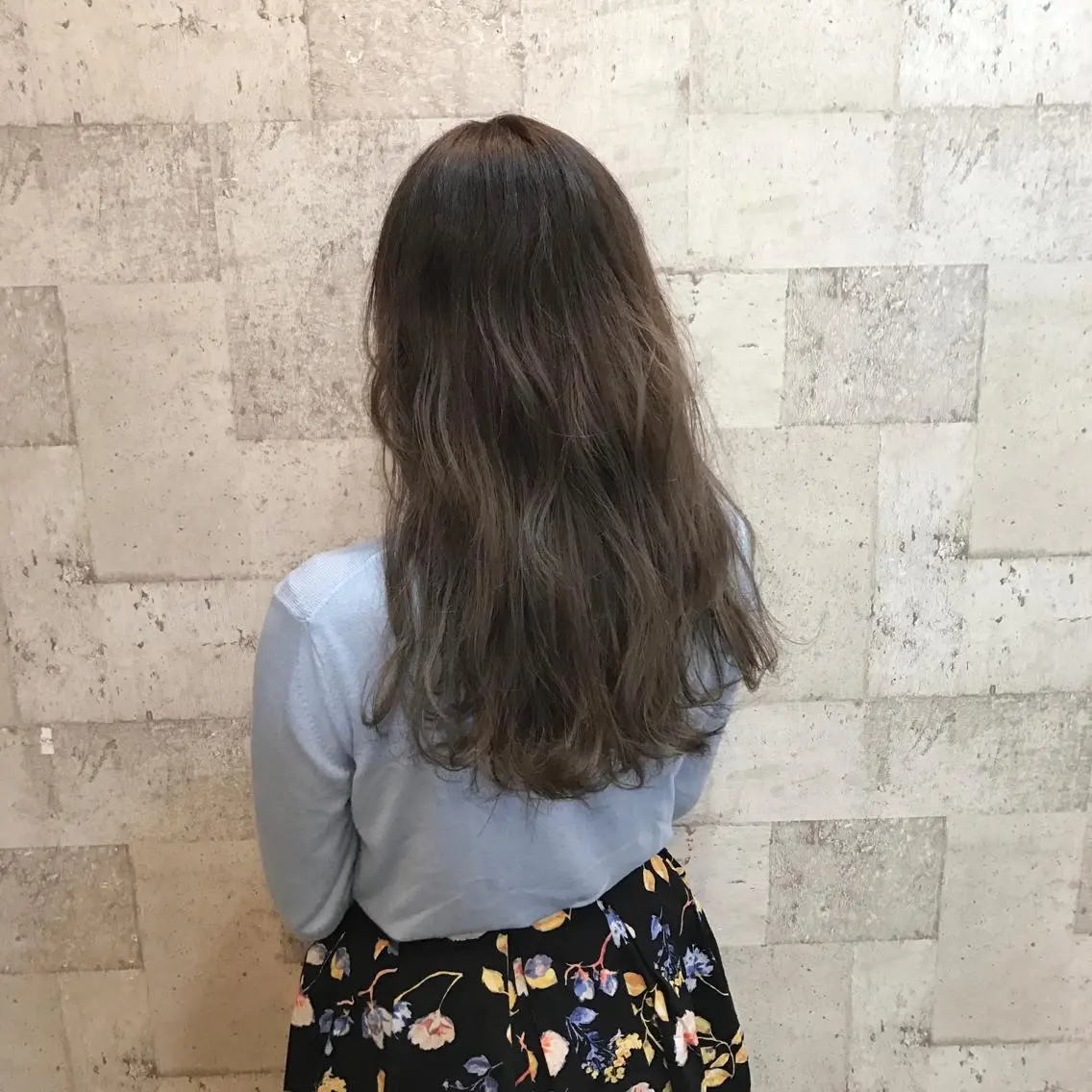 ロング カラー ダブルカラー グラデーションカラー パープルカラー インナーカラー/天神 ブリーチ/吉田のヘアスタイル