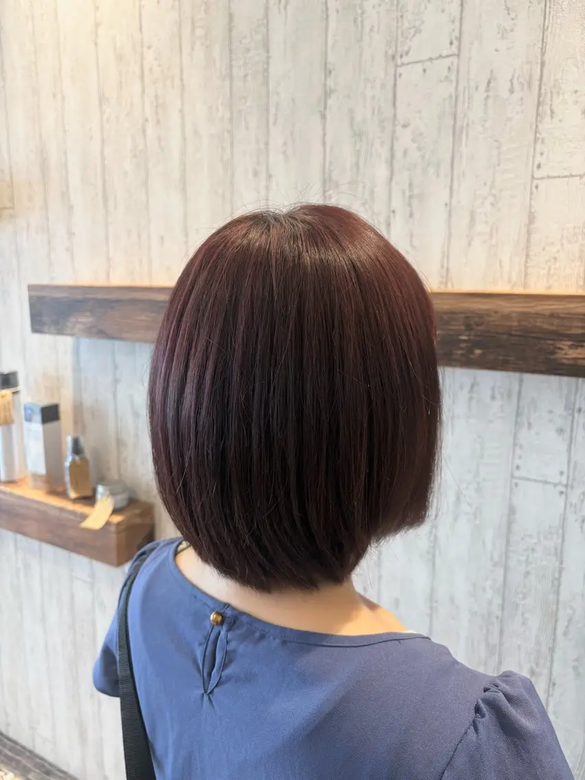 ショート カラー ハイライトカラー ピンクカラー ハイライト SHIKI .のヘアスタイル