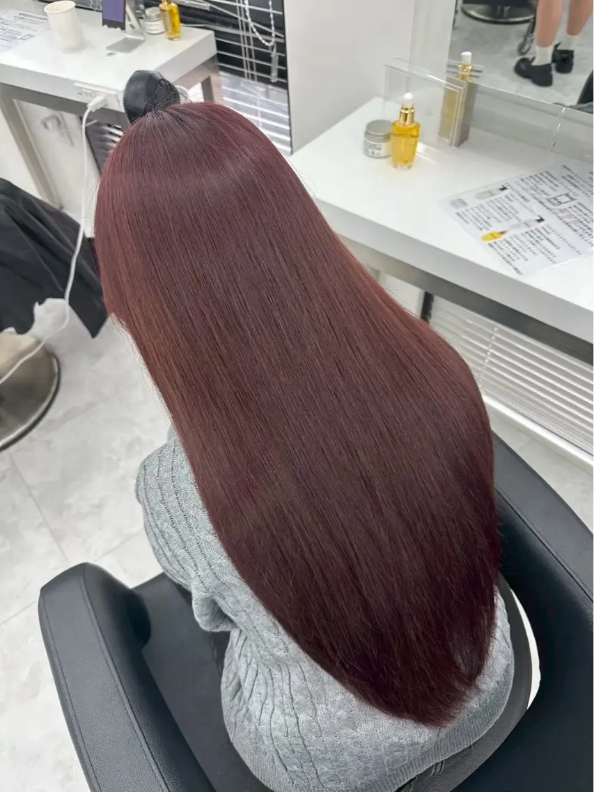 カラー natsuki💘 透明感カラー💘✨のヘアスタイル
