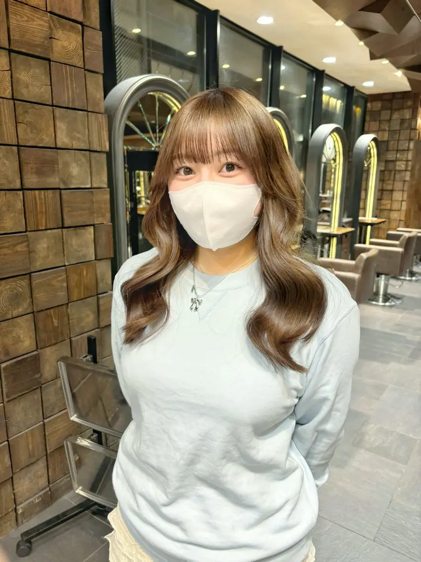 セミロング MINXginza タイラミユネのヘアスタイル