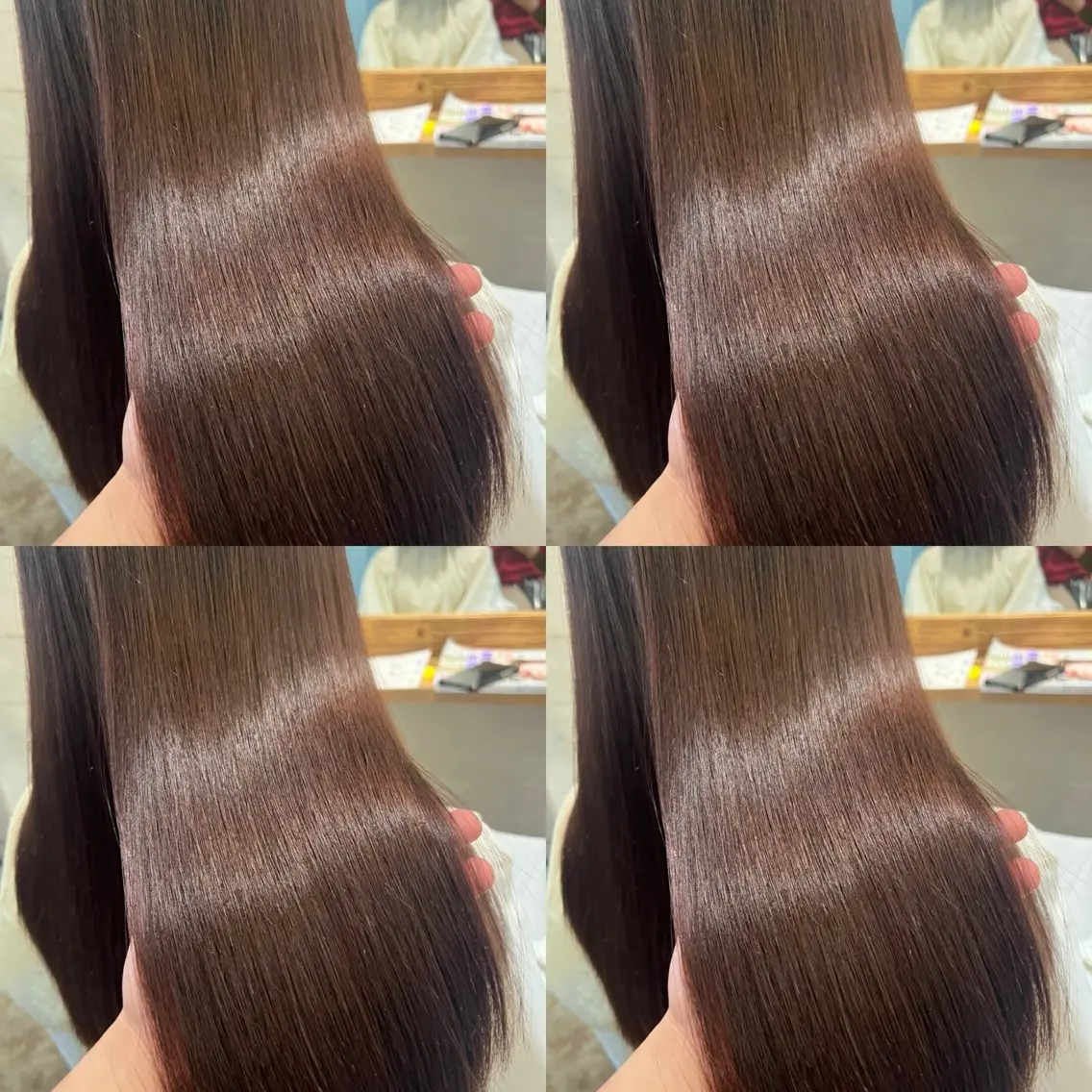 ロング カラー ブラウンカラー チョコレートブラウン 髪質改善 韓国風ヘア カット ヘアカラー トリートメント 店長✨髪質改善✖️ 透明感カラー／純大のヘアスタイル